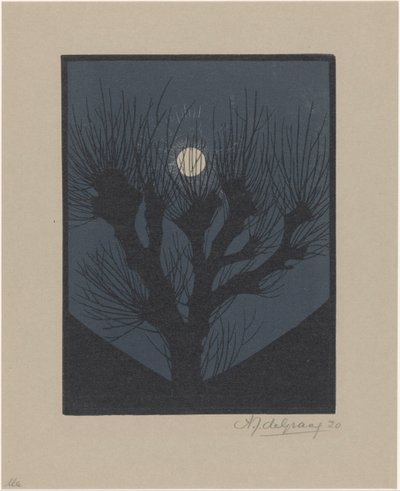 mandag aften af Julie de Graag (signed by artist)