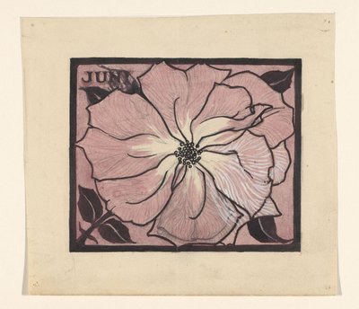 Blomst juni (titel på objekt) af Julie de Graag