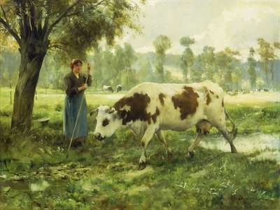 Køer på Græs af Julien Dupre