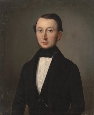 Portræt af en kreolsk gentleman, ca. 1835-37 (olie på lærred) af Julien Hudson
