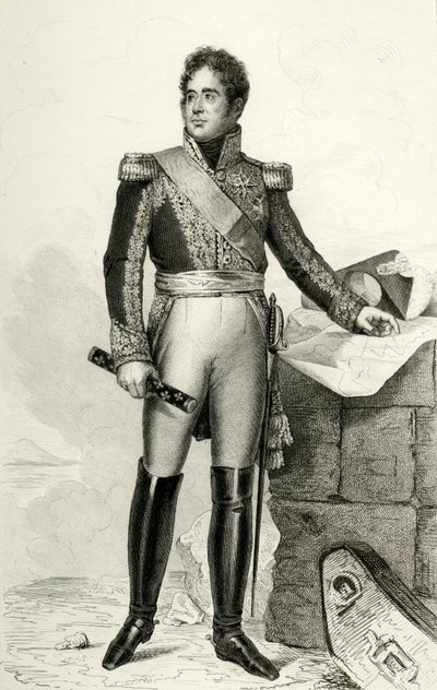 Jacques Lauriston, 1804, 1839. af Julien Leopold Boilly