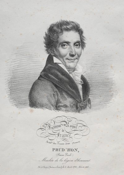 Pierre Paul Prudhon af Julien Leopold Boilly