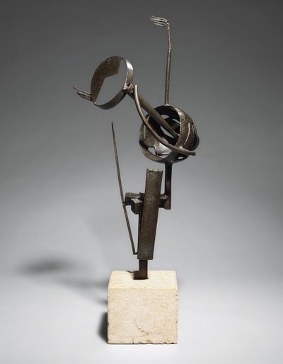 Drømmen (Kysset); Le reve (Le baiser), ca. 1934 (bronze med brun patina, base) af Julio Gonzales