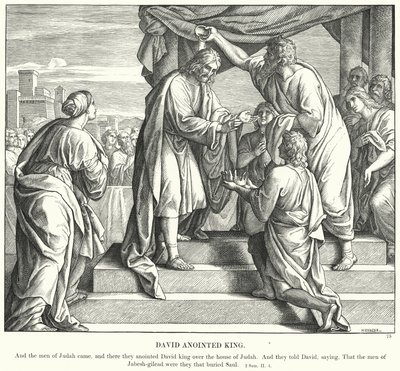 David Salvet Konge (gravering) af Julius (after) Schnorr von Carolsfeld