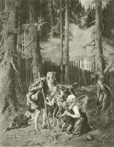 Den trofaste Eckart (gravering) af Julius Adam