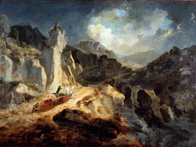 En Phaeton i et tordenvejr af Julius Caesar Ibbetson