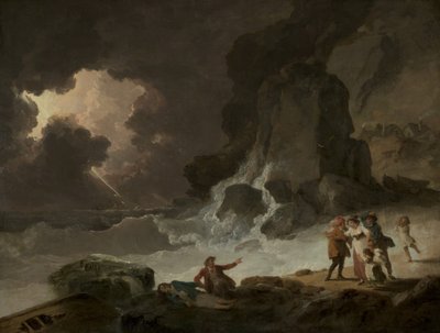 A Storm Behind the Isle of Wight, 1790