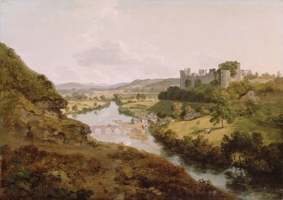 Ludlow Castle, Shropshire af Julius Caesar Ibbetson