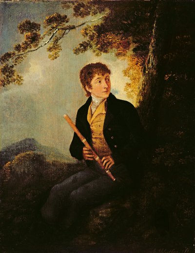 Portræt af kunstnerens søn, J.C. Ibbetson Jnr. af Julius Caesar Ibbetson