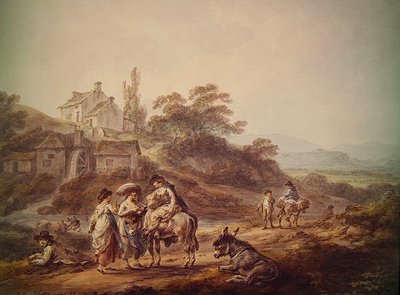 Vandmøllen af Julius Caesar Ibbetson
