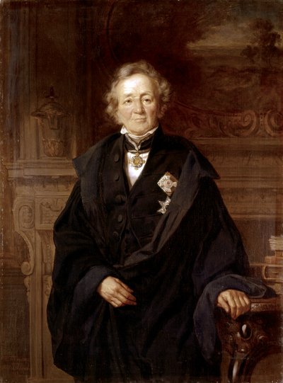 Leopold von Ranke : Portræt 1868 (olie) af Julius Friedrich Anton Schrader