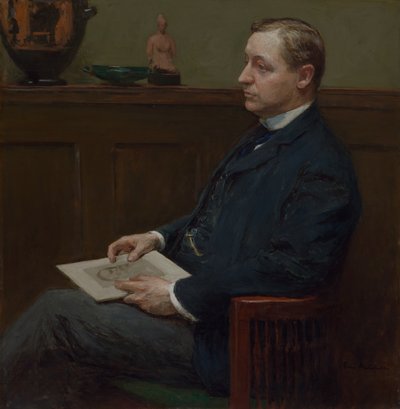 Portræt af Charles Lawrence Hutchinson af Julius Gari Melchers
