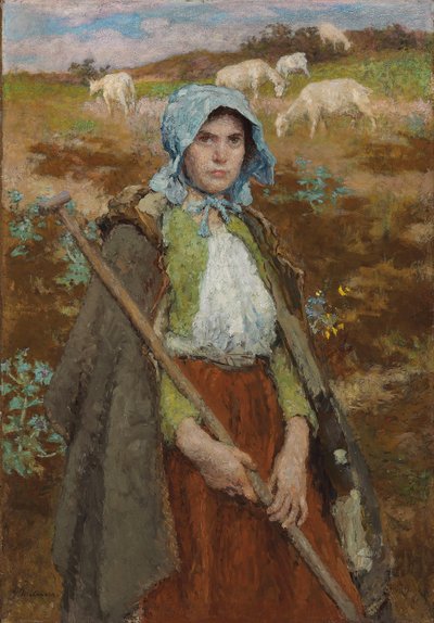Gedehyrden (olie på lærred) af Julius Gari Melchers