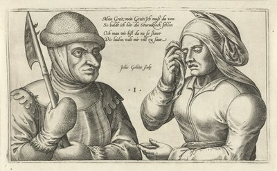 Farvel til en soldat Ordspil om forholdet mellem mand og kvinde (serietitel) af Julius Goltzius