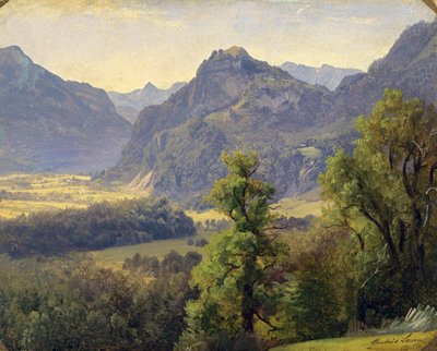 Krodalen nær Brannenburg af Julius Lange