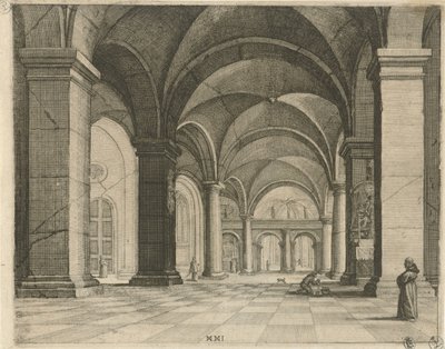Kirkens interiør Perspectives (serietitel) af Julius Milheuser
