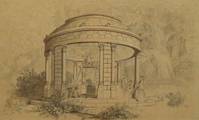Melusines tempel af Julius Naue
