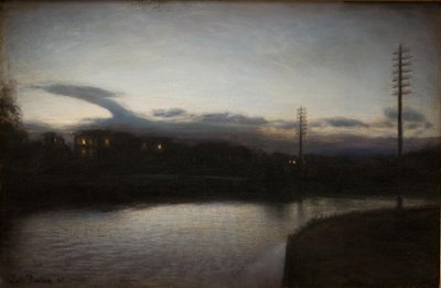 Aftenlandskab af Julius Paulsen