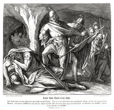David skåner Sauls liv af Julius Schnorr von Carolsfeld