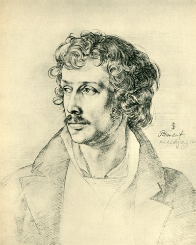 Friedrich Olivier, 1816, 1943. af Julius Schnorr von Carolsfeld