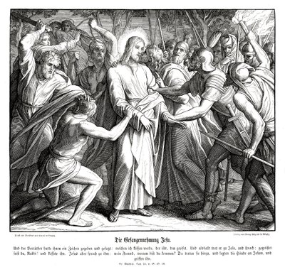 Jesu forræderi, Matthæusevangeliet af Julius Schnorr von Carolsfeld
