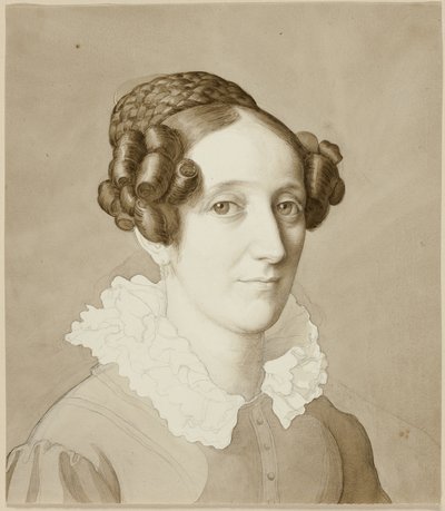Portræt af en kvinde af Julius Schnorr von Carolsfeld
