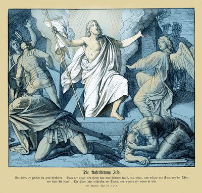 Jesu opstandelse, Matthæusevangeliet af Julius Schnorr von Carolsfeld