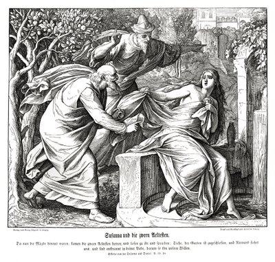 Susanna og de ældste, Susanna og Daniel af Julius Schnorr von Carolsfeld