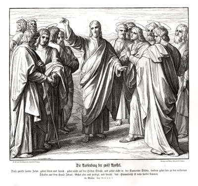 De tolv apostle, Matthæusevangeliet af Julius Schnorr von Carolsfeld