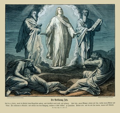 Jesu forvandling, Lukasevangeliet af Julius Schnorr von Carolsfeld