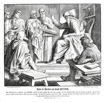 Herrens visdom, Siraks Bog af Julius Schnorr von Carolsfeld