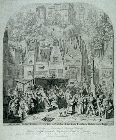 Ritter Curts Brautfahrt af Julius Thaeter