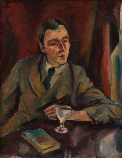Portræt af en mand af Julius Zimpel jun.