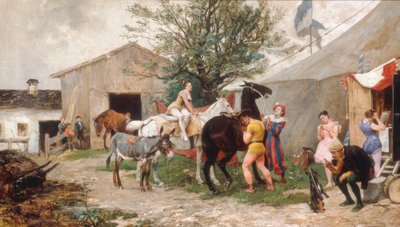 Cirkus af Julius von Blaas