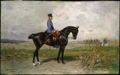 Franz Joseph, Reiterbildnis / Blaas af Julius von Blaas