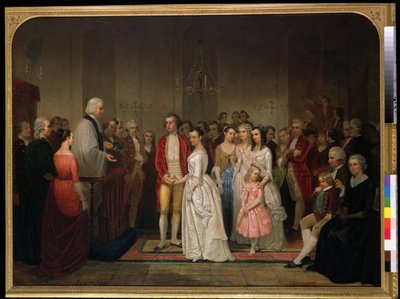 Washingtons ægteskab af Junius Brutus Stearns