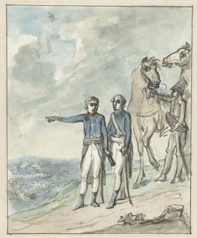 Generalerne Napoleon og Berthier af Jurriaan Andriessen