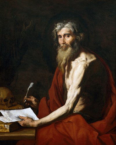 Sankt Jerome af Jusepe de Ribera