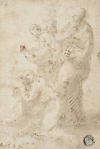 En gruppe af figurer, ca. 1649 af Jusepe de Ribera