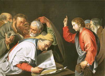Kristus blandt lægerne af Jusepe de Ribera