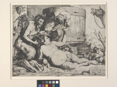 Drunken Silenus (ætsning) af Jusepe de Ribera