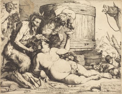 Drunken Silenus af Jusepe de Ribera