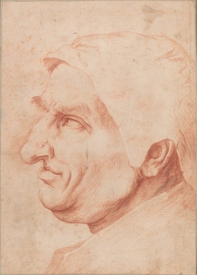 Hoved af en mand af Jusepe de Ribera
