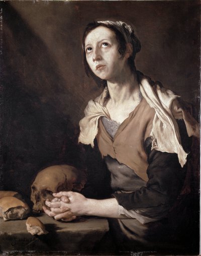 Mary of Egypt - Mary the Egyptian (olie på lærred af Jusepe de Ribera