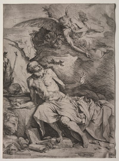 Sankt Jerome af Jusepe de Ribera