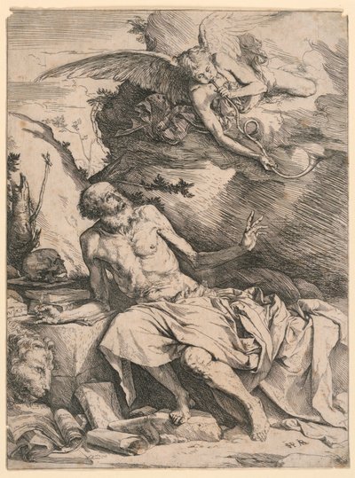 Sankt Jerome af Jusepe de Ribera