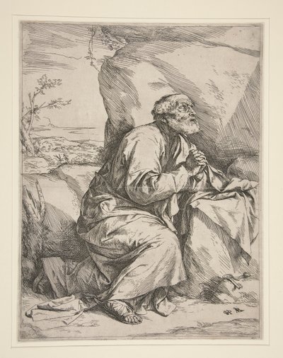 Sankt Peter i anger af Jusepe de Ribera