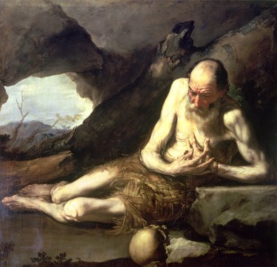 Eremitten Paulus af Jusepe de Ribera