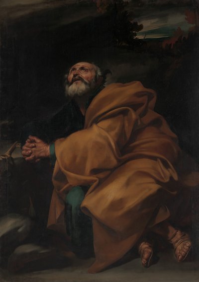 Peters tårer, ca. 1612-13. af Jusepe de Ribera