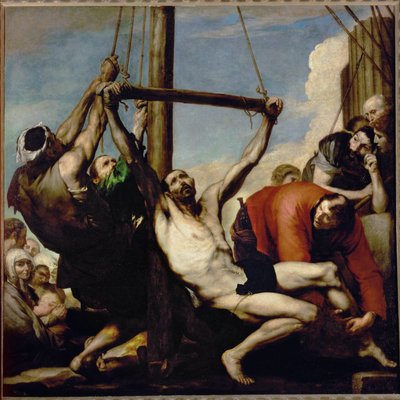 Sankt Philips martyrium (maleri på lærred) af Jusepe de Ribera